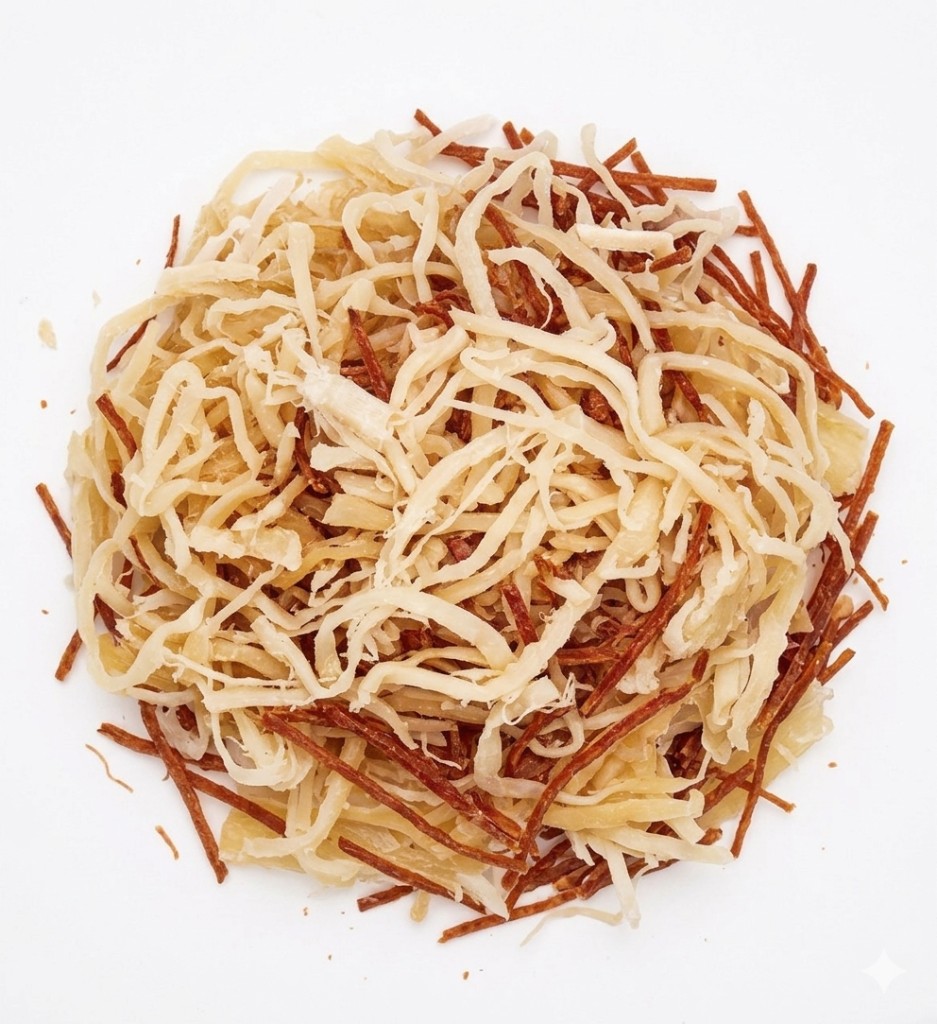 Dried fish snacks